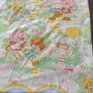 American Greetings Strawberry Shortcake Fabric with Yellow and Green Accents‎